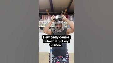 How badly does a helmet effect my vision? #buhurt #benseiarmy #meteorhammer