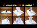 Top 6 Amazing 3D Drawings That Trick Your Eyesight 😱