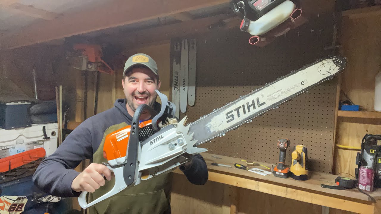 Stihl chainsaw maintenance - YouTube