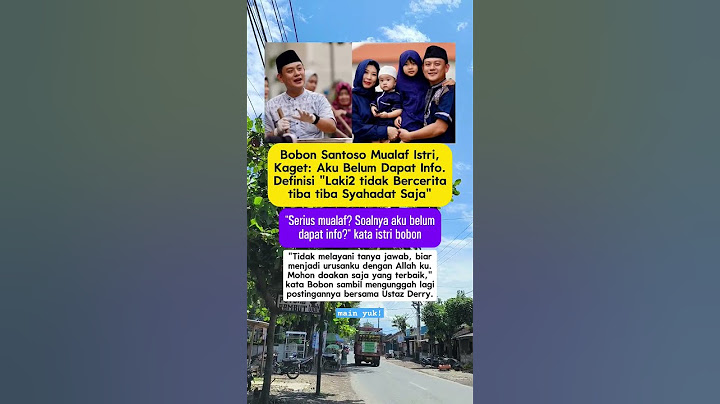 Bobon Santoso Mualaf, istri tidak Tau #shortvideo #bobonsantoso #gosipartis #gosipterbaru
