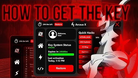 HOW TO GET THE KEY | TUTORIAL | ARCEUS X V3 | KEY SYSTEM