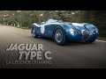 Testauto  jaguar type c  la lgende du mans sur la route 