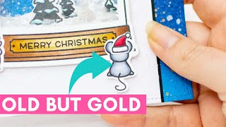 Shop Your Stash for This Christmas Shaker Card #Shorts