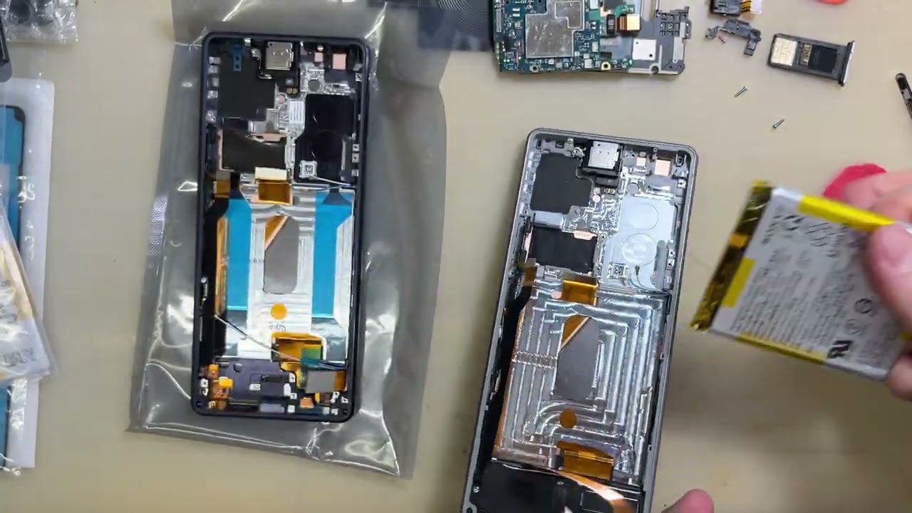 SONY xperia 1III 更換指紋辨識及電池 防水膠條一併更換 「振江手機維修」全新原廠指紋辨識、全新原廠電池 唯有「全新原廠」電池才有良好使用體驗