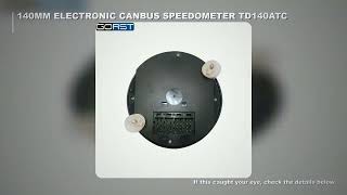 140mm Electronic for CANBUS Speedometer with Odometer and Trip Odometer in LCD Display for Trucks/ E