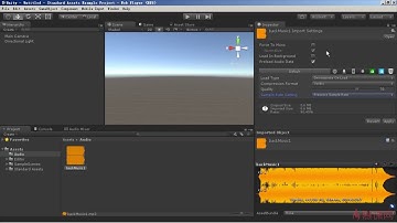 Unity 3D音频系统 2 2 1 声音的导入设置和音频管理器