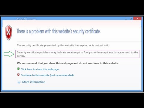 How To Remove Security Certificate Error Internet Explore/new/2018