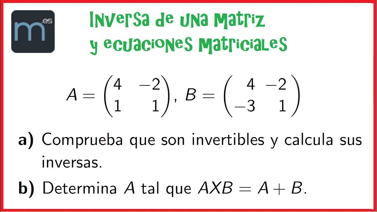 Calcular la funcion inversa