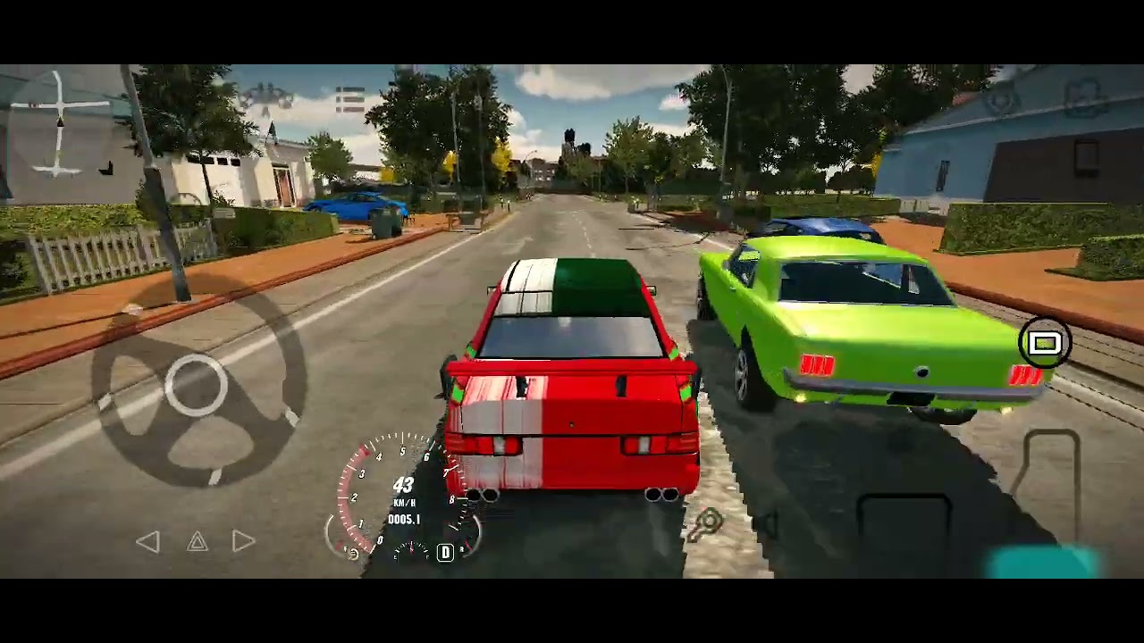 Just a drive on car parking multiplayer