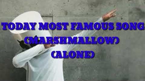 Marshmello - Alone (Official Music Video),with animation.