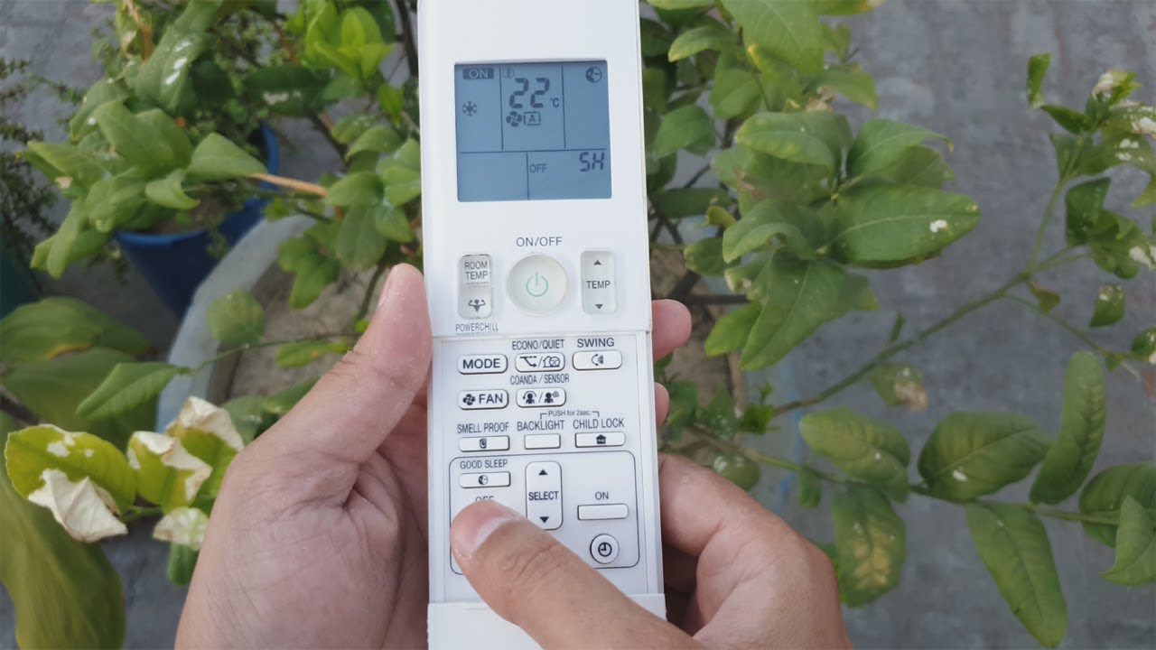 How to AC Remote Controller || DAIKIN Inverter Air Conditioner Remote Control Functions || - YouTube