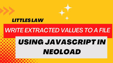 How to write extracted variable to a file using Javascript in Neoload