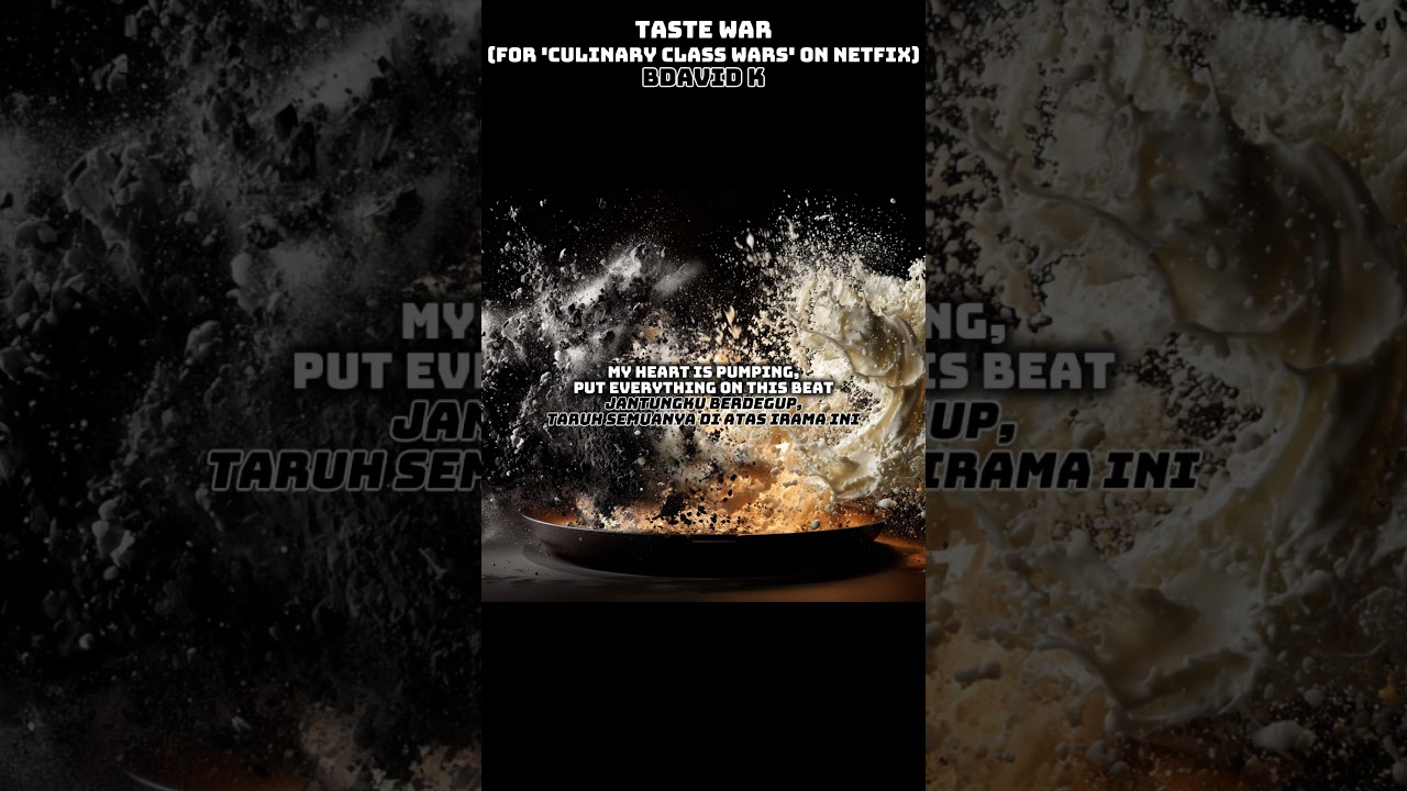 [Music] Taste War | BDavid K | Netflix Culinary Class Wars | 흑백요리사 | Suno AI와 미드저니 AI