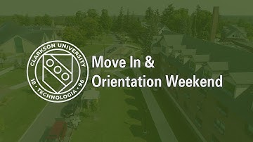 Move-In & Orientation Weekend Class of 2022 at Clarkson University