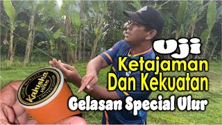 UJI KETAJAMAN DAN KEKUATAN - GELASAN ULUR