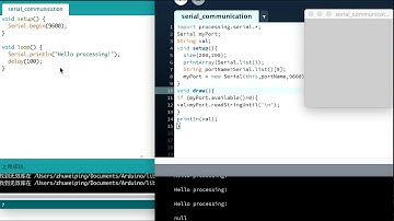 serial communication from arduino to processing