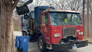 Willimantic’s Clanky Labrie Garbage Truck Packing Trash