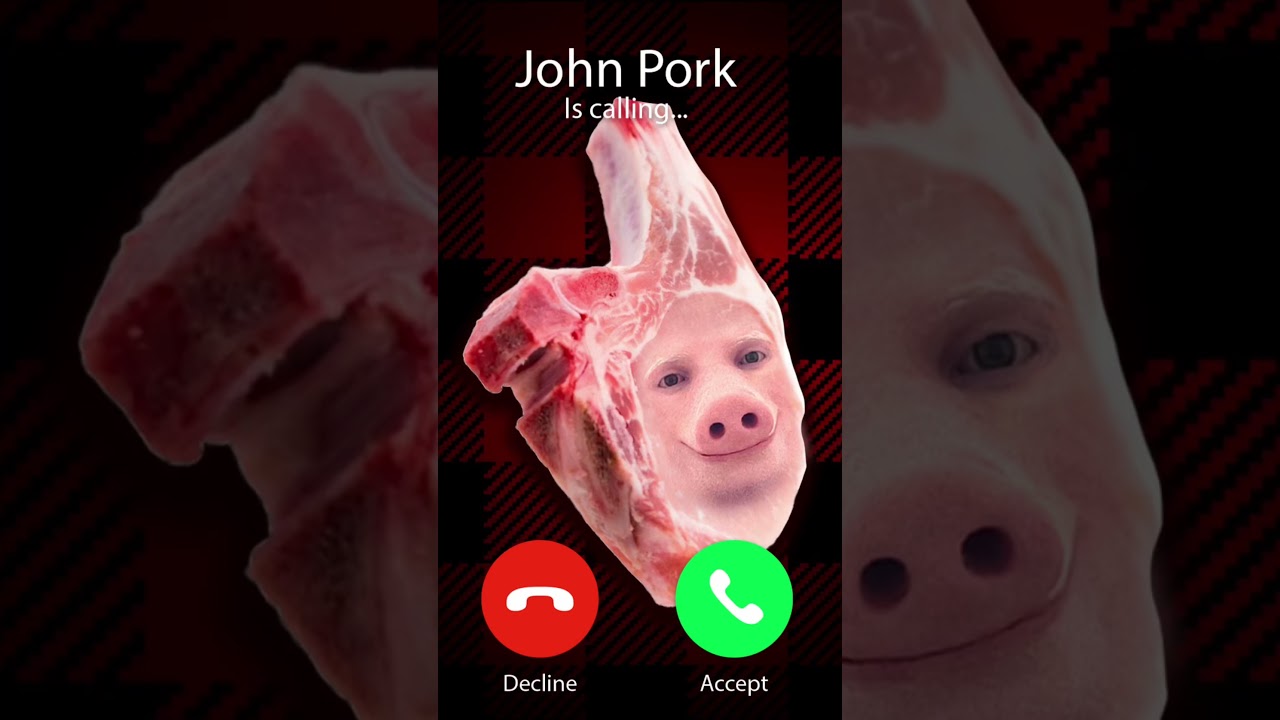 john pork is my son. #johnpork #scary #pig