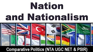 Nationalism and Nation State : Political Science Comparative Politics UGC NET in hindi