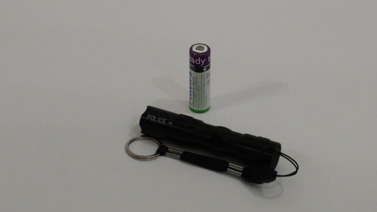 Посылка из Китая фонарь Police 3W