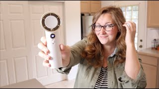 Portable Handheld Fan Review | Personal Fan with Adjustable Speed