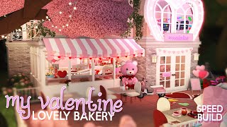 my valentine ♡ a bloxburg bakery | Welcome to Bloxburg: Speed Build