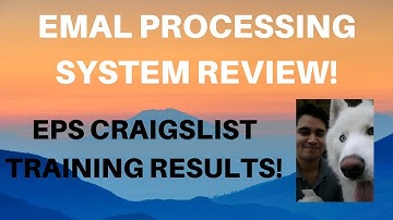 Email Processing System Craigslist Training - EPS Training Results - Online Jobs From Home 2018