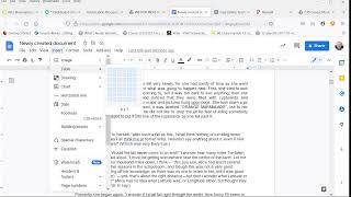 4.1: insert tables and lists to organize content (Google Docs version)