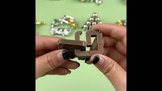 Hokant Metal Brain Teaser Puzzles Solution - G&G