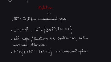 0.0 Introduction to Algebraic Topology. Prerequisites and Notation.