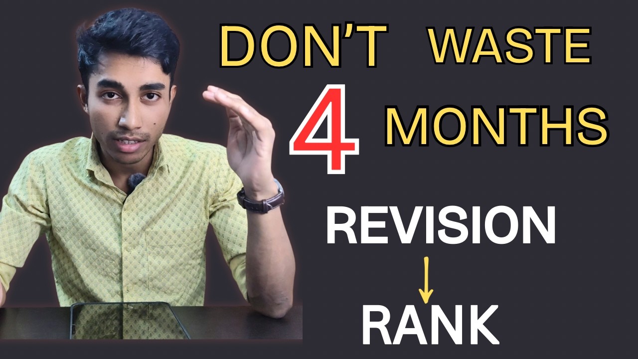 Last 4 Months Revision Strategy for NEET | Complete Plan to Score 650 ...