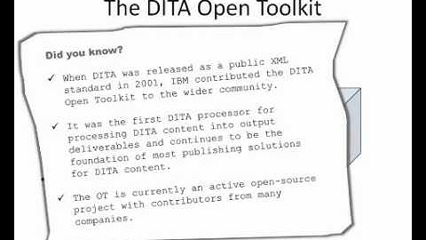 DITA Open Toolkit Customization , Part 1