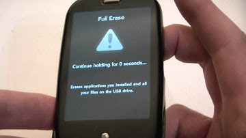 How To Hard Reset A Palm Pre SmartPhone