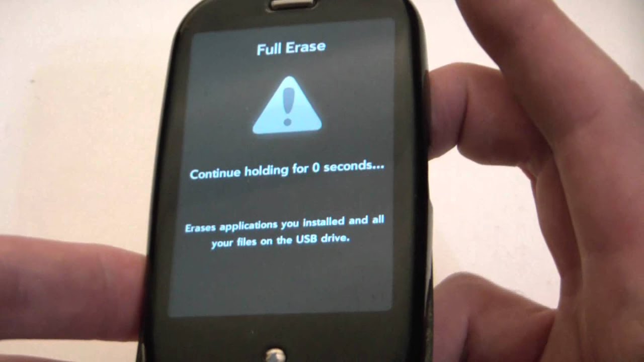 How To Unlock A Palm Pre Without The Password