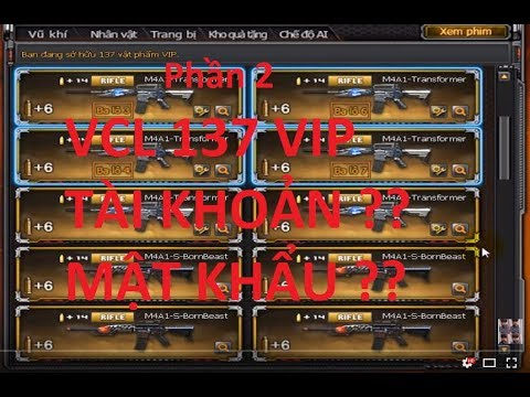 Share ACC CF | Chia Sẻ ACC CF | Tổng Hợp Những Nick VIP - Phần 2
