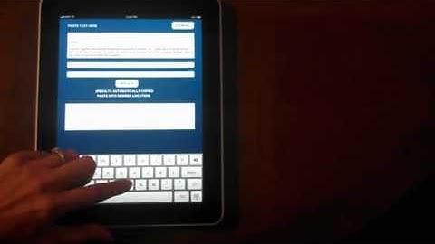 Find Replace app demo for iPad