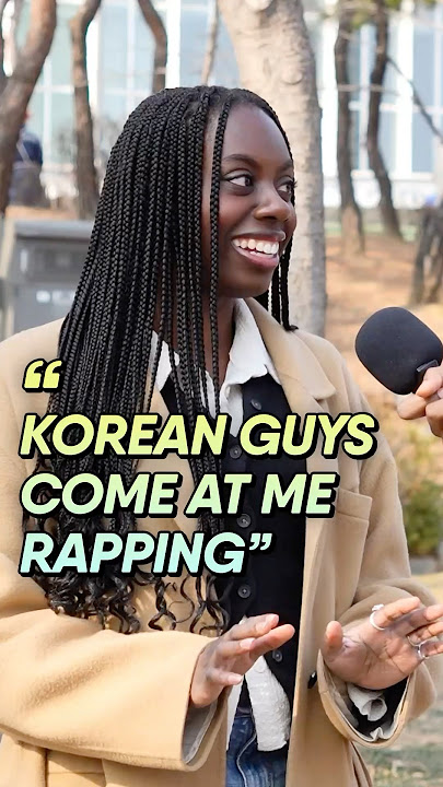 Stereotypes about black people in Korea 🤷🏾‍♀️🇰🇷 #korea #korean #black #streetinterview