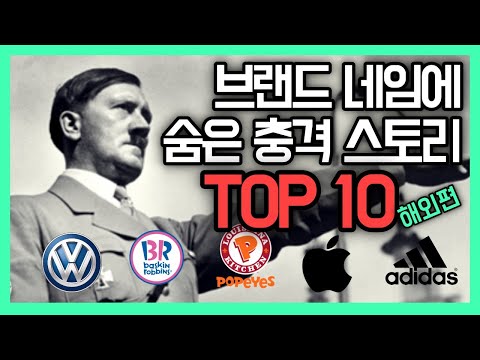   브랜드 네임에 숨겨진 충격적인 스토리 TOP10 해외편 MAMO 브랜드 랭킹