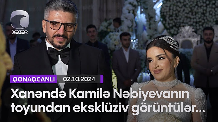 Xanəndə Kamilə Nəbiyevanın toyundan eksklüziv görüntülər...
