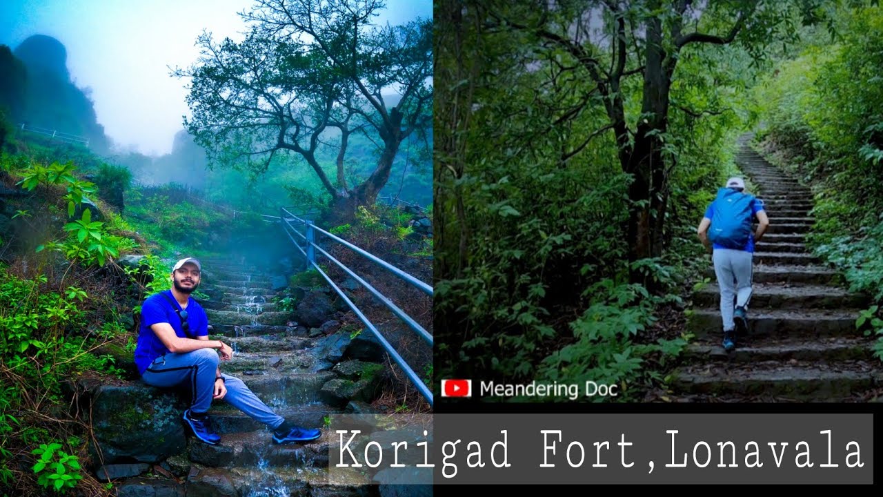 korigad fort trek in monsoon