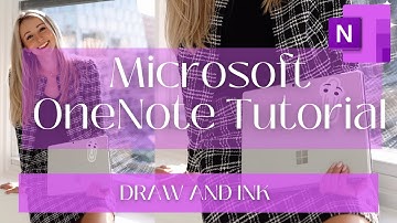 How to use Draw and Ink in Microsoft OneNote
