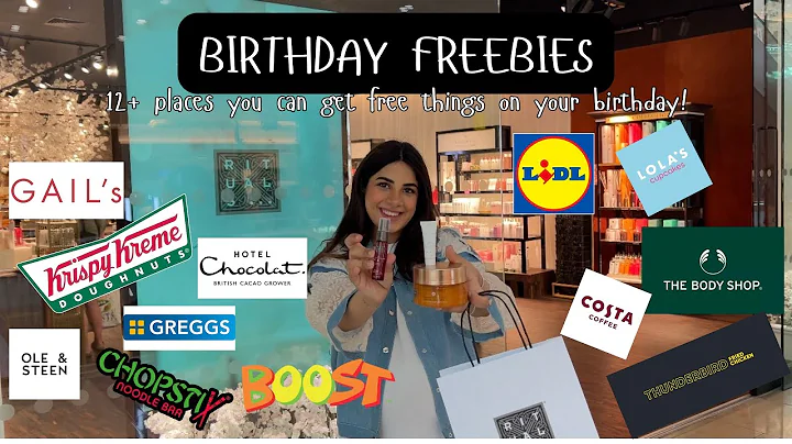 Birthday Freebies in UK 2024