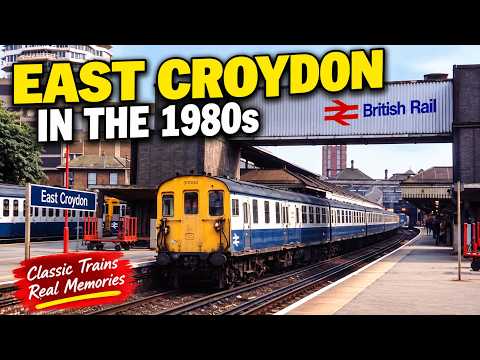 British Rail at East Croydon | Amazing Trains & Railway Memories from the 1980s