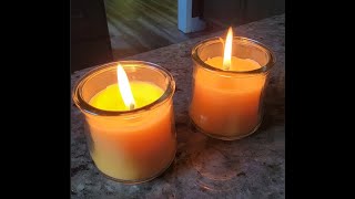 Bees wax candle