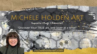 Intuitive Art with Michele Holden Art  Make Your own Collage Papers  Quick & Easy!