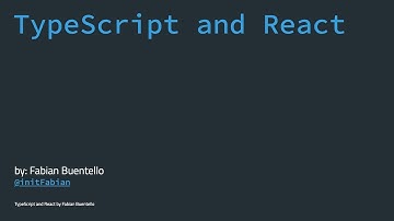 React migrating to TypeScript - Fabian Buentello