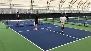 Donald Young/Alvaro Terron vs. Marshall Brown/Stephen Bass. Pickleball in Opelika, AL.