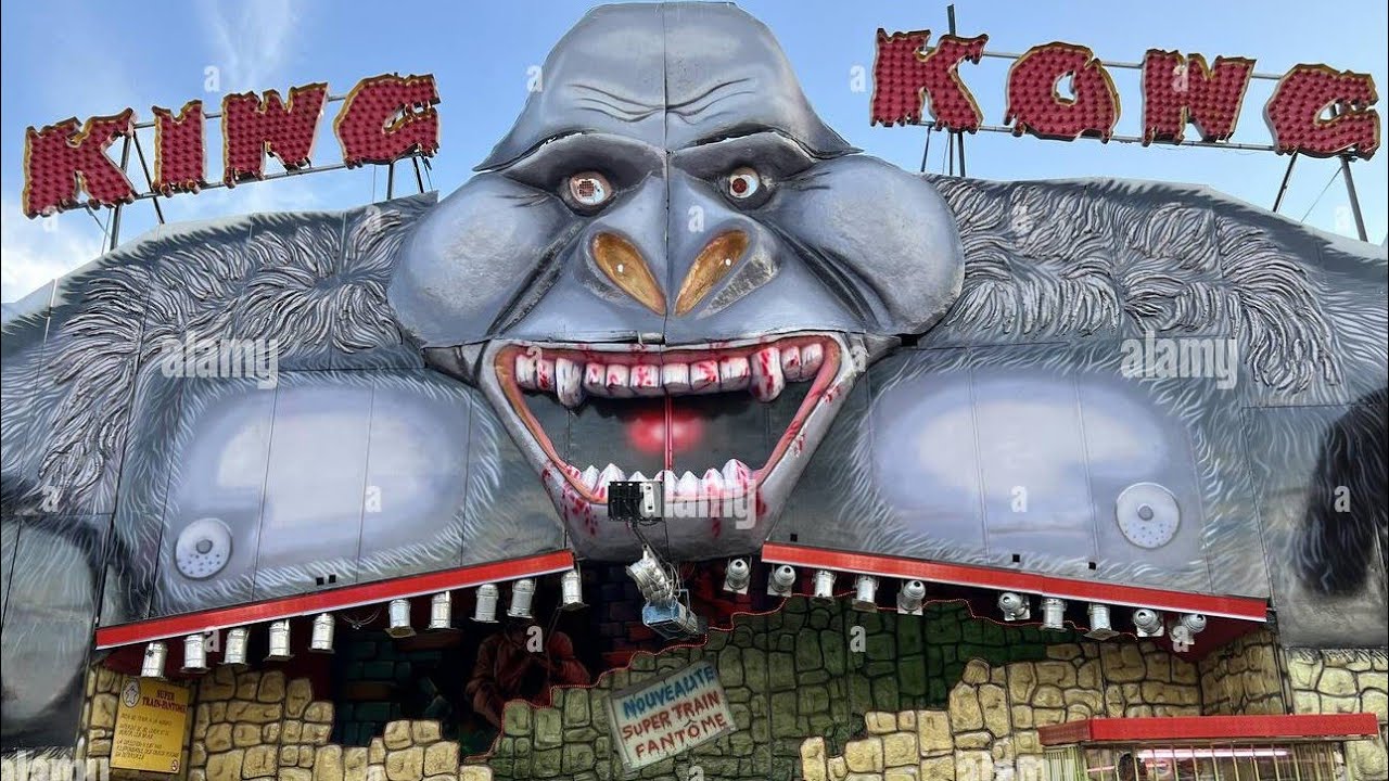 Train fantôme King Kong onride magic world 2023.