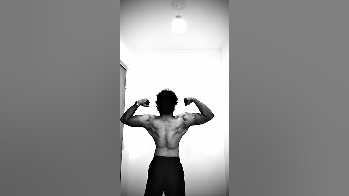 Back double bicep pose but bro where’s the biceps