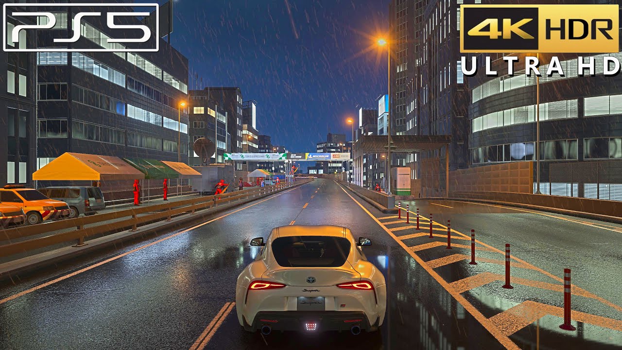 Gran Turismo Sport (PS5) Rain Weather 4K 60FPS HDR Gameplay 